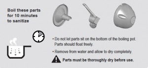 Boils-the-parts-of-freemie-breast-pumps