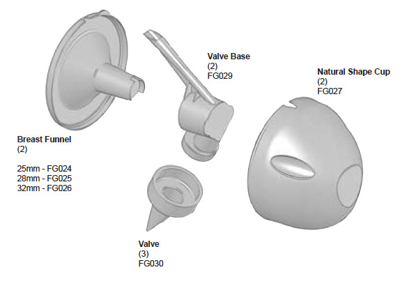 Freemie-Manual-Breast-pump-parts-included